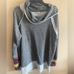 Cowl neck tunic